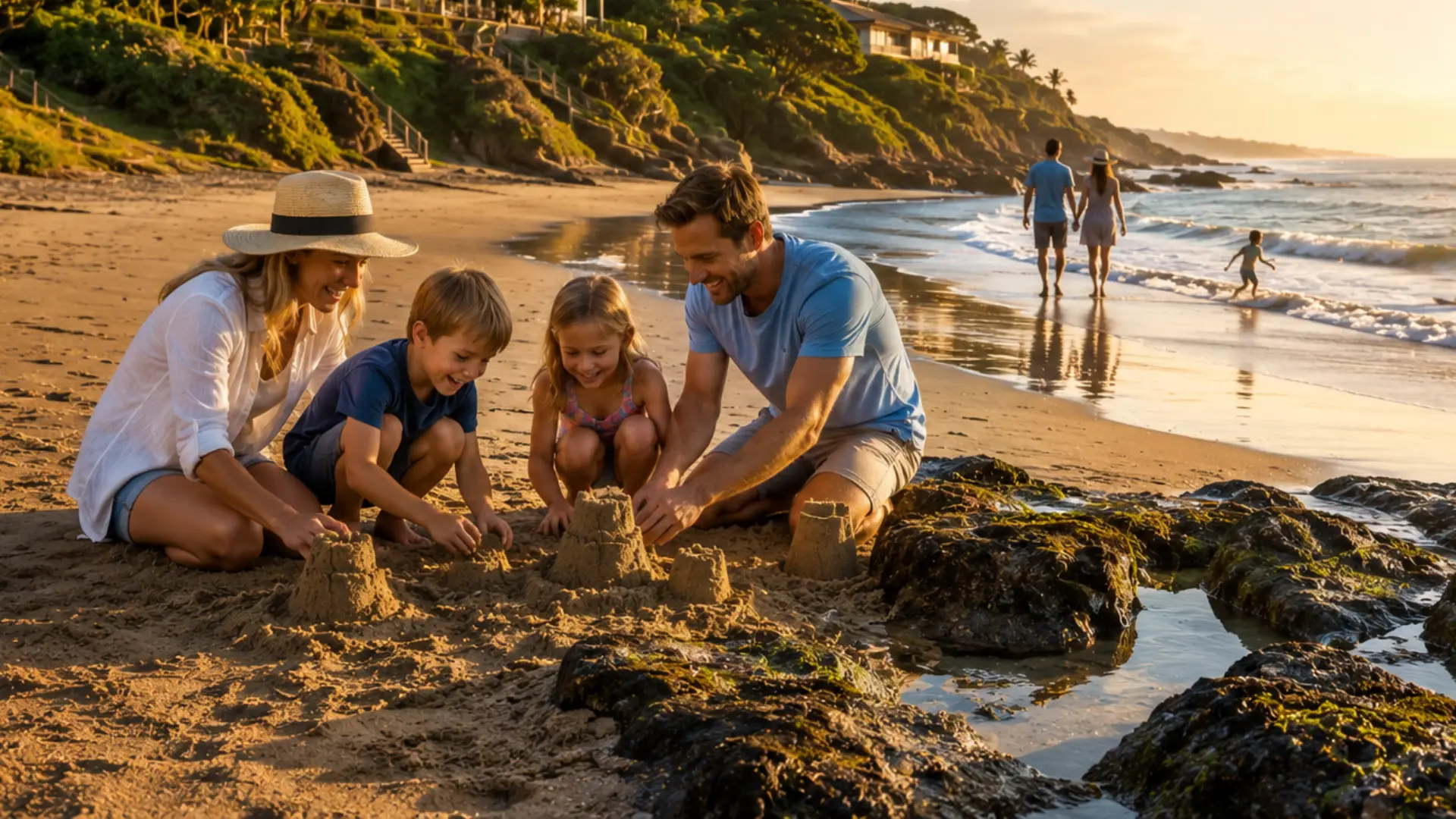 Family holidays in Zinkwazi Beach with a safe lagoon and quiet beaches